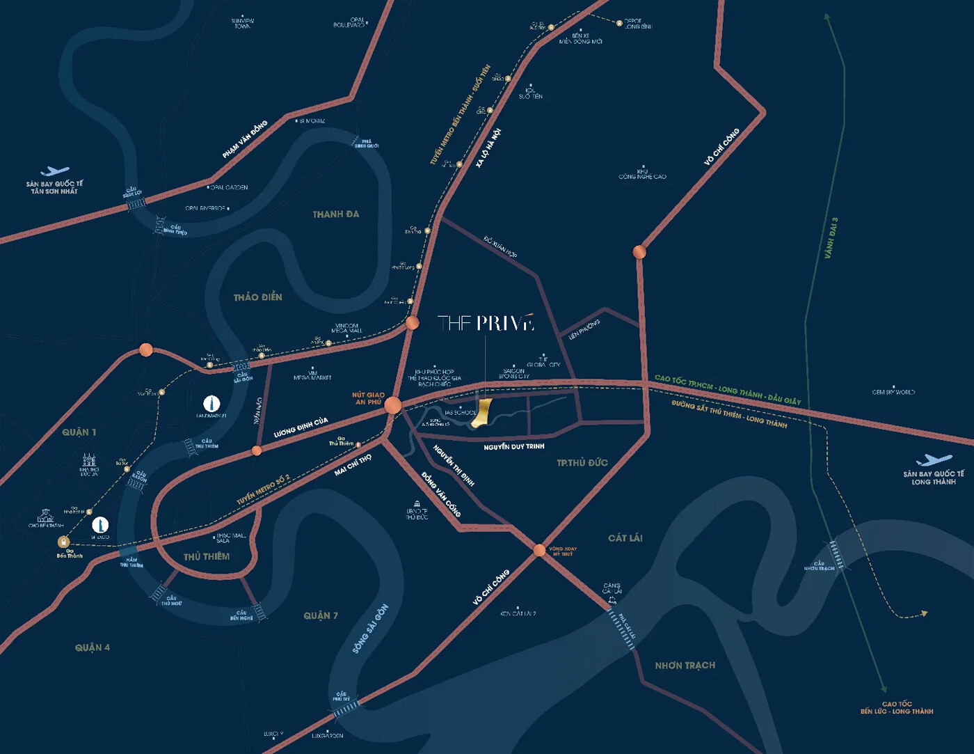 Vị trí dự án The Privé